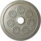 Ekena Millwork Spiral Ceiling Medallion (Fits Canopies up to 4"), Hand-Painted Flash Gold, 25 1/4"OD x 4"ID x 2"P CM25SPFLS - alternate 1